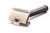 1930s Gem Junior Single Edge Safety Razor w/ Black Handle | Factory Nickel Revamp