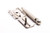 1955 A4 Gillette Ball End Tech Three Piece Double Edge Safety Razor | Factory Nickel Revamp