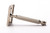 1955 A4 Gillette Ball End Tech Three Piece Double Edge Safety Razor | Factory Nickel Revamp