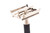 1973 T4 Gillette Black Handle Super Speed DE Safety Razor | Factory Nickel Revamp