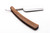 8/8" Ralf Aust Spanish Tip Straight Razor With Mexican Palisander Wood Scales