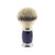 Edwin Jagger | Bulbous Blue Shaving Brush (Synthetic Silver Tip)