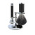Edwin Jagger | Black & Chrome 3 Piece DE Set (Black Synthetic)