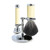 Edwin Jagger | Imitation Ivory & Chrome 3 Piece DE Set (Black Synthetic)