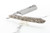 5/8" Vintage Restored A. Grissolange Straight Razor With Custom Steel Scales
