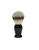 Edwin Jagger | English Shaving Brush, Imitation Ebony with Synthetic Silvertip Fiber, Large