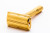 1962 H2 Gillette Slim Aristocrat Adjustable Double Edge Safety Razor | 24K Gold Revamp
