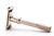 1963 I2 Gillette Slim Aristocrat Adjustable Double Edge Safety Razor | Factory Nickel Revamp