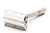 1963 I3 Gillette Slim Adjustable TTO Double Edge Safety Razor | Factory Nickel Revamp