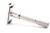 1963 I3 Gillette Slim Adjustable TTO Double Edge Safety Razor | Factory Nickel Revamp