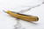 5/8" Vintage Restored Unbranded Straight Razor With Original Celluloid Scales