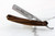5/8" Restored Ralf Aust Straight Razor With Wood Scales