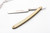 3/16" Vintage Restored Filarmonica Doble Temple Inox Straight Razor