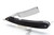 6/8" Vintage Restored Wade & Butcher Straight Razor with Dark Horn Scales
