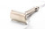 1930's Gillette NEW Long Comb Ball End Safety Razor With Replica Handle | Factory Nickel Revamp