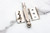 1917 Gillette ABC Pocket Edition Ball End Replica Handle Double Edge Safety Razor | Factory Nickel Revamp