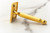 1940s WWII NEW Gillette Double Edge Ball End Safety Razor | 24k Gold Revamp