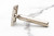 1947-51 Gillette Fat Handle Tech Thee Piece Double Edge Safety Razor Set | Original Condition