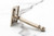 1958 D4 Gillette Ball End Tech 3 Piece Safety Razor | Factory Nickel Revamp