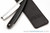 Parker |  Black Leather Straight Razor Travel Sleeve