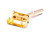 Merkur Futur Gold Adjustable DE Safety Razor with Snap Closure