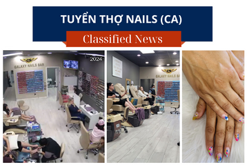 Galaxy Nails Bar Tuyển Thợ Gấp