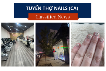 Tuyển thợ Nails (Bang CA)
