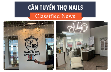 Tiệm Cần Tuyển Thợ Nails Gấp