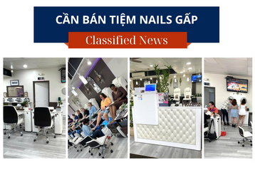 Cần Sang Tiệm Nail Gấp