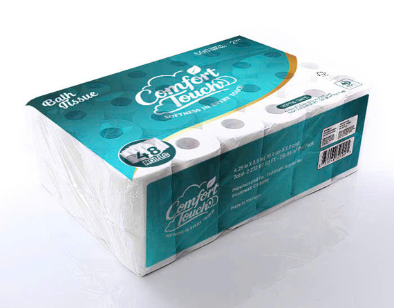 Comfort Touch Bath Tissue 2 Ply 500 Sheets 48  Rolls