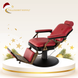 #5154 Retro Hydraulic Reclining Barber Chair (Burgundy)