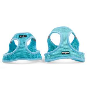 Pet Harness for dogs and cats custom made design for micro, teacup, mini, and toy sizes - Baby Blue (Light Blue)
