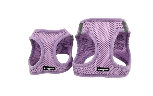 Pet Harness for dogs and cats custom made design for micro, teacup, mini, and toy sizes - Lavender (Light Purple)