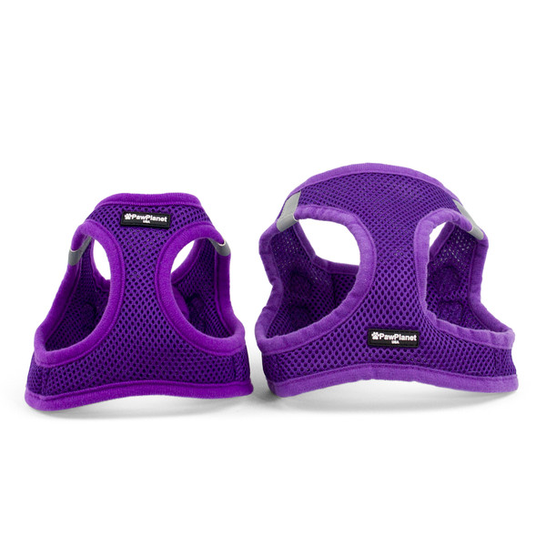 Pet Harness for dogs and cats custom made design for micro, teacup, mini, and toy sizes - Purple