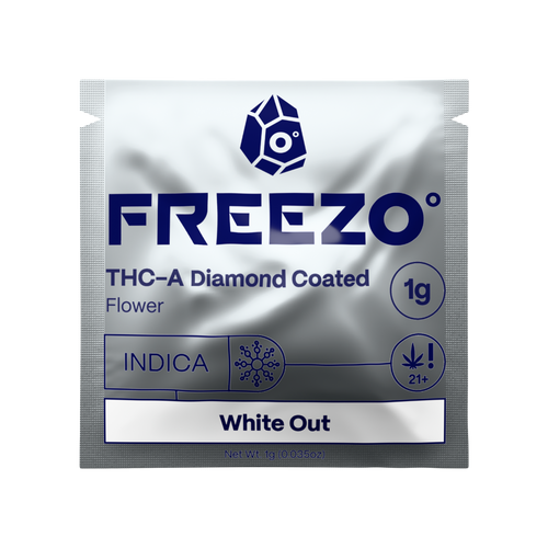 White Out THCA  Diamond Coated Flower