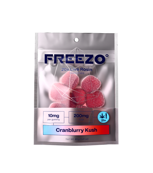 Cranblurry Kush - Live Rosin Gummies