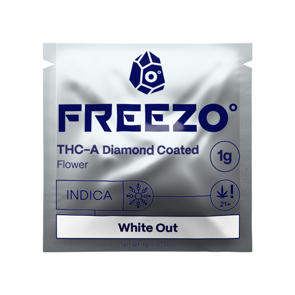 White Out THCA  Diamond Coated Flower