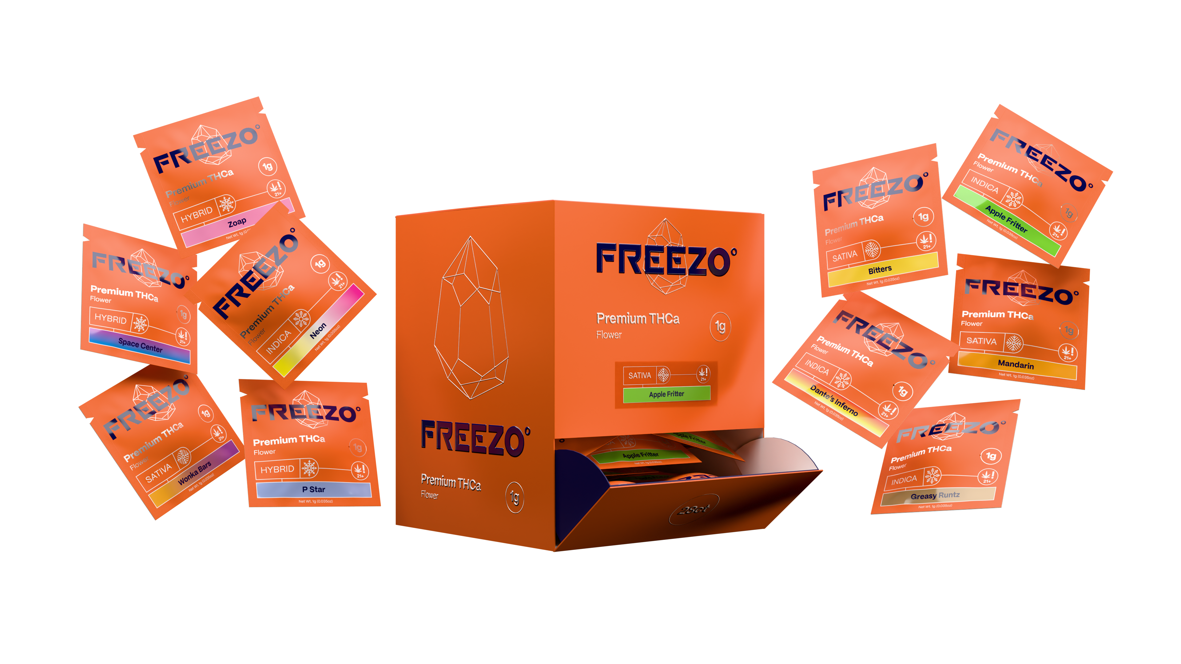 Freezo 1g Group Shot