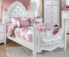 Exquisite Twin Size Poster Bed | Ashley Furniture | ASB188-71