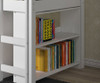Donco Low Loft Bed with Desk and Storage Twin Size White | Donco Trading | DT760W