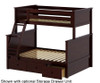 Jackpot Twin over Full Bunk Bed Cherry | Jackpot Kids Furniture | JACKPOT-710100TF-004