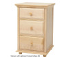 Maxtrix 3 Drawer Nightstand White | Maxtrix Furniture | MX-4235-W