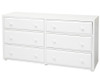 Maxtrix 6 Drawer Dresser Chestnut | Maxtrix Furniture | MX-4260-C