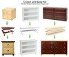 Maxtrix 4 Shelf Bookcase Natural | Maxtrix Furniture | MX-4740-N