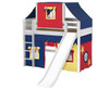 Maxtrix AWESOME Mid Loft Bed with Tent & Slide Twin Size White 5 | Maxtrix Furniture | MX-AWESOME29-WX