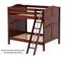 Maxtrix CHUFF High Bunk Bed Full Size Chestnut | Maxtrix Furniture | MX-CHUFF-CX