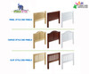 Maxtrix FANTASTIC Low Loft Bed with Slide Full Size Chestnut | Maxtrix Furniture | MX-FANTASTIC-CX