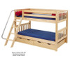 Maxtrix HOTHOT Low Bunk Bed Twin Size Natural | Maxtrix Furniture | MX-HOTHOT-NX