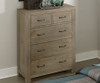 Everglades 5 Drawer Chest Driftwood | NE Kids Furniture | NE10520