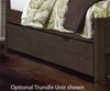 Everglades Bookcase Bed Full Size Espresso | NE Kids Furniture | NE11065